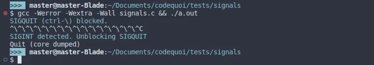 Signal Unblock Output